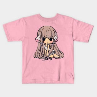 pink pastel chibi chii / chobits elda chi motosuwa Kids T-Shirt